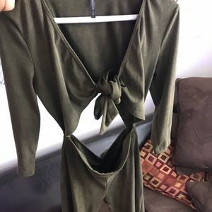 Olive green one piece